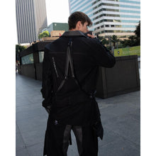Load image into Gallery viewer, back shot of mens zip zig jacket
