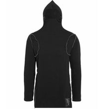 Load image into Gallery viewer, Silver Affect Mens Sweater with Built-In Head/Face Cover :: EMF Shielding :: Lined with 99% Pure Silver Metal woven in soft Jersey Modal