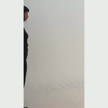 Load and play video in Gallery viewer, techwear model in black emf protection hoodie showcase